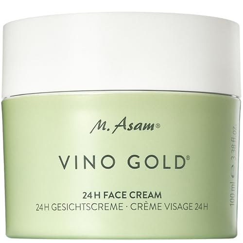 M. Asam VINO GOLD 24h Gesichtscreme (100 ml) – 24h Tagescreme & Nachtcreme Gegen Linien & Fältchen, Schutz Vor Vorzeitiger Hautalterung, Anti-Aging, Vegane Gesichtspflege