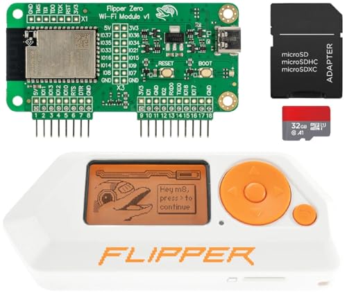 Flipper Zero WiFi Kit – Flipper Zero | WiFi Entwicklungskarte | 32 GB Micro SD Karte bis zu 120 MB/s | MicroSD zu SD Adapter