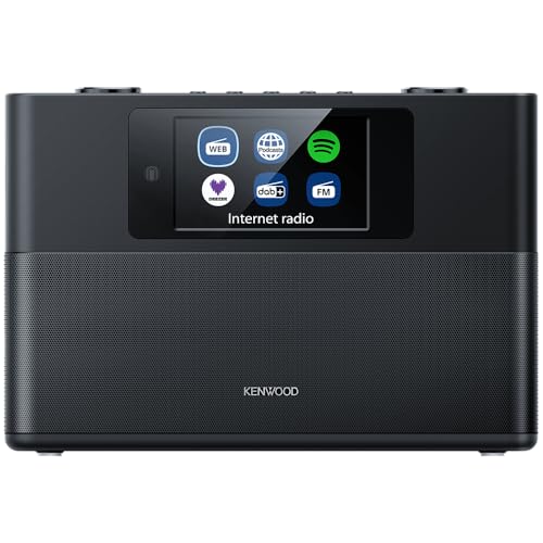 KENWOOD Smart Radio mit Internetradio, WLAN, DAB+, Bluetooth, 4,3 Zoll IPS-Farbdisplay, CR-ST200S-B