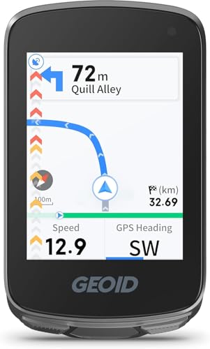 GEOID CC700 GPS Fahrradcomputer kabellos mit 2,8 Zoll Farbbildschirm – Fahrradtacho mit Route-Navigation, ANT+ & Bluetooth, IPX7 wasserdicht, 15-25 Std. Akkulaufzei