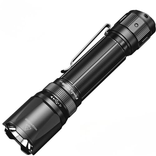 Fenix TK20R v2.0, 3000 Lumen, 21700 Powered, USB-C wiederaufladbar, APF Taschenlampe, Schwarz