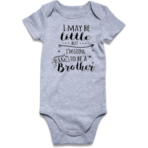 Babybodys für – Bequeme Strampler für jeden einfaches An- Ausziehen (Grey, A)