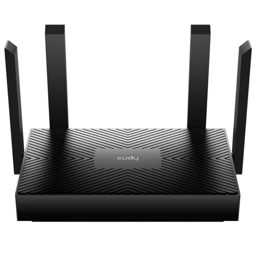 Cudy WR1500 AX1500 Dualband Wi-Fi 6 Router, Zugangspunkt, 5dBi Antennen, Mu-Mimo, Beamforming, Ofdma, Wpa3