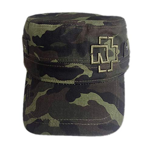 Rammstein Army Cap Camouflage, Offizielles Band Merchandise, 100% Baumwolle