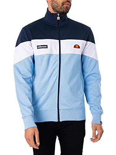 ellesse Herren Caprini Jacke, Marineblau/Hellblau/Weiß, L EU