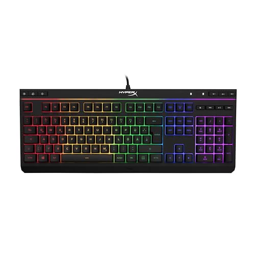 HyperX Alloy Core RGB – Membrane Gaming Tastatur (QWERTZ deutsches Layout) Schwarz