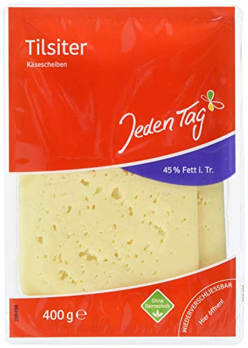 Jeden Tag Tilsiter Käsescheiben, 400 g