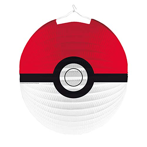 amscan Laterne Pokeball Rot