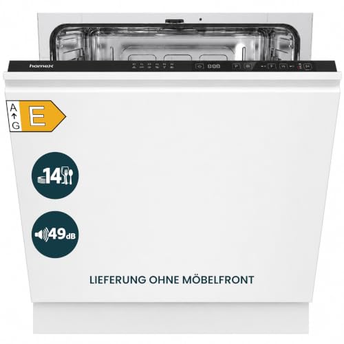 homeX DWFI601449E Geschirrspüler 60 cm Spülmaschine vollintegrierbar EEK E