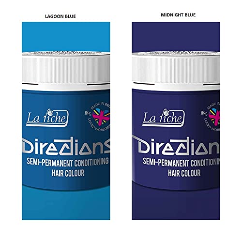 La Riche Directions Haarfarben Set aus 1x Lagoon Blue und 1x Midnight Blue
