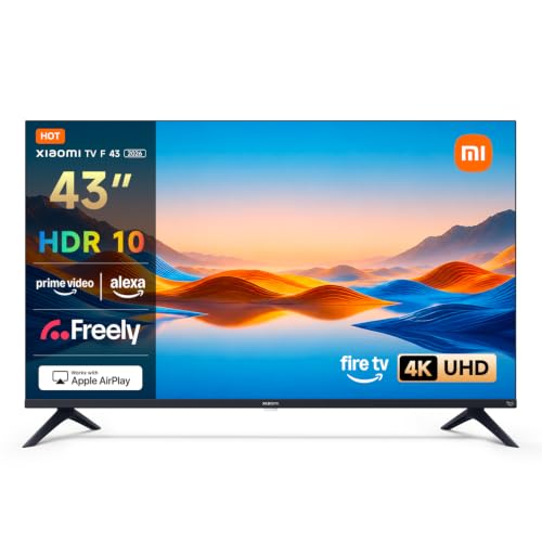 Xiaomi TV 43 Zoll 2026, 4K UHD, Smart TV, Fire OS8, HDR10, L43MB-FAVEU | MEMC, Triple Tuner DVB-C/S/S2/T/T2, Voice Control with Alexa, Compatible with Apple AirPlay
