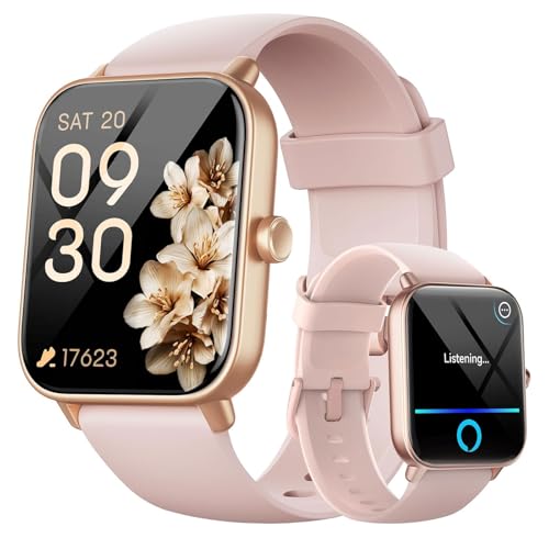 Smartwatch Damen mit Telefonfunktion, 1,8