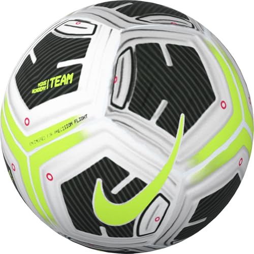 Nike Academy - Team - Fa24 Fußbälle, White/Black/Volt, 5