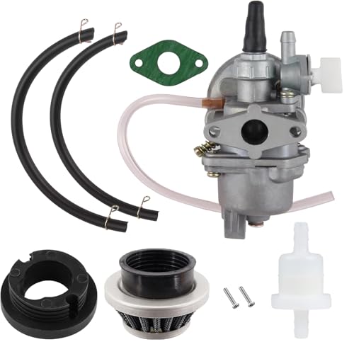 iDMRURvm 47cc 49cc Vergaser + Luftfilter für Miniquad Pocketbike Dirtbike Mini Motor Ersatzteile