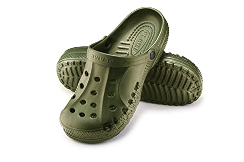 ESTRO Gartenclogs Herren Gartenschuhe Damen - Gartenclogs Damen Unisex Leicht Gummischuhe Sommer Garten Clogs Herren A78 (46, Grün)