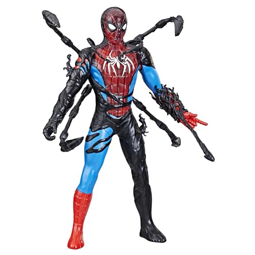 Marvel Spider-Man VenomVersus Spider-Man Farbwechsler Action-Figur mit Zubehör, Black