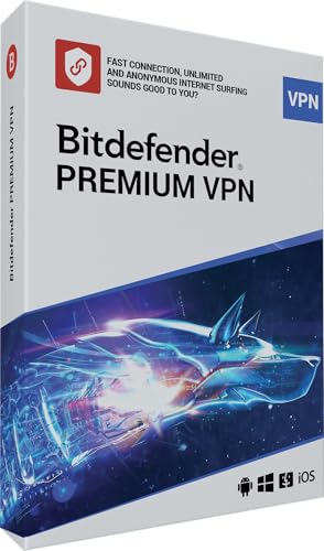 Bitdefender Premium VPN | 10 Geräte | 1 Jahr | PC/Mac/Smartphone | Aktivierungscode per Post versendet