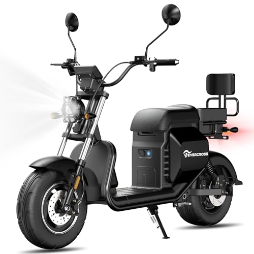 EVERCROSS 702 Elektro Motorrad, Elektro Motocross mit 60V/30Ah, 3-Geschwindigkeitsmodi 25/35/45km/h, 2000W Motor, Reichweite 85 km,Doppelte Stoßdämpfung, Elektrisches Offroad-Motorrad für Erwachsene