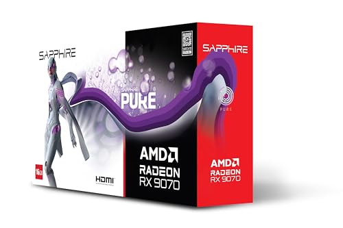 Sapphire Pure Radeon RX 9070 AMD 16 GB GDDR6 Grafikkarte 16.384 MB SAPPHIRE PURE OC GBGrafikkategorie: Gaming High-End Grafikfamilie: Modell: RADEON Grafikspeicher Grösse: Schnittstelle Grafikkarte: