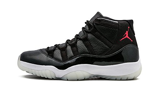 NIKE Herren Air Jordan 11 Retro Fitnessschuhe, Black Gym Red White Anthracite, 43 EU