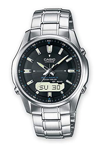 Casio HerrenArmbanduhr Analog-Digital Quarz massives Edelstahl LCW-M100DSE-1AER