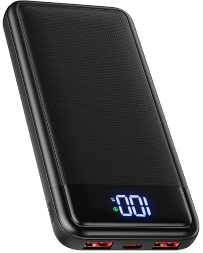 Power Bank 13800mAh, 22.5W Powerbank, Externer Handyakku Schnellladen USB C Input & Output mit LED Anzeige, PD3.0 QC4.0 Tragbares Ladegerät Kompatibel mit iPhone 16 15 14 13 12 Pro Max iPad.