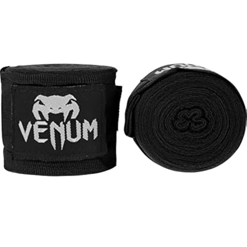 Venum Kontakt Boxbandagen - Schwarz - 4.5m