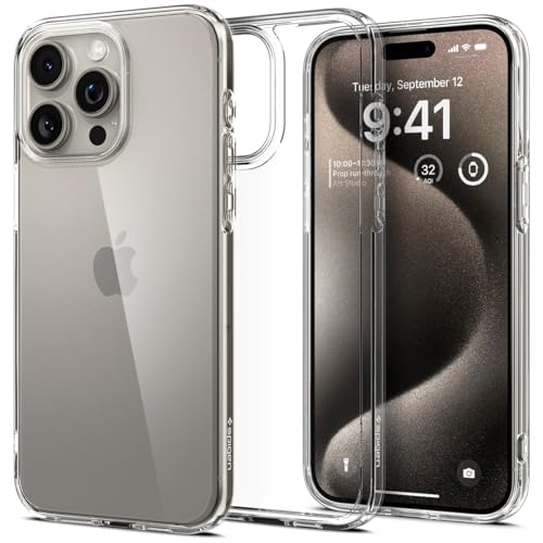 Spigen iPhone 15 Pro Hülle Ultra Hybrid -Crystal Clear