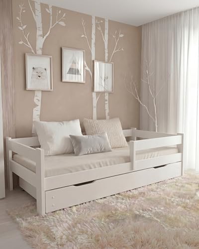 EcoBeds ALA Kinderbett 90x200 cm Kiefer Massivholz bis 150 kg