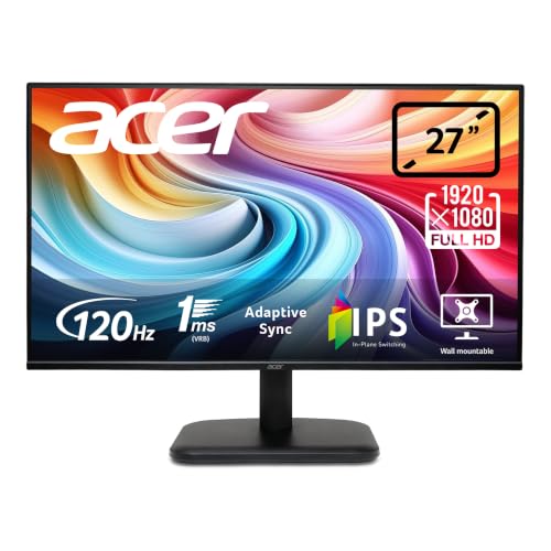 Acer EK271G Monitor 27 Zoll (68,6 cm) Full HD, 120Hz, Home Office