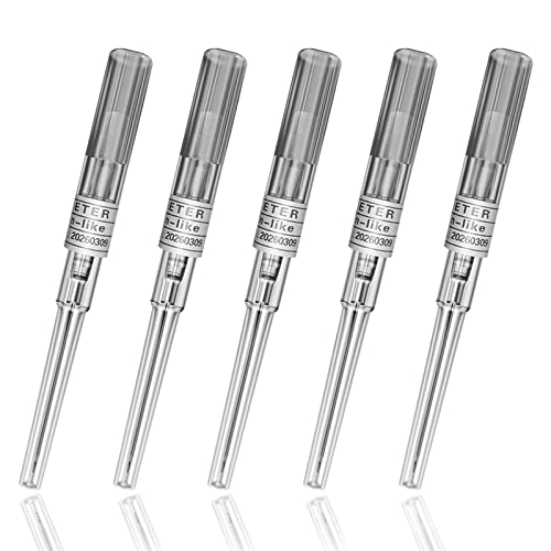 SOTICA 5 Stück 16 Gauge Piercing Nadeln Ohr Nase Kanülen für Piercing Zubehör Piercing Kit (16G)