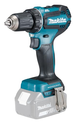 Makita DDF485Z Akku Bohrschrauber 18 V, ohne Akku, ohne Ladegerät, Lithium Ionen, Blau, Schwarz