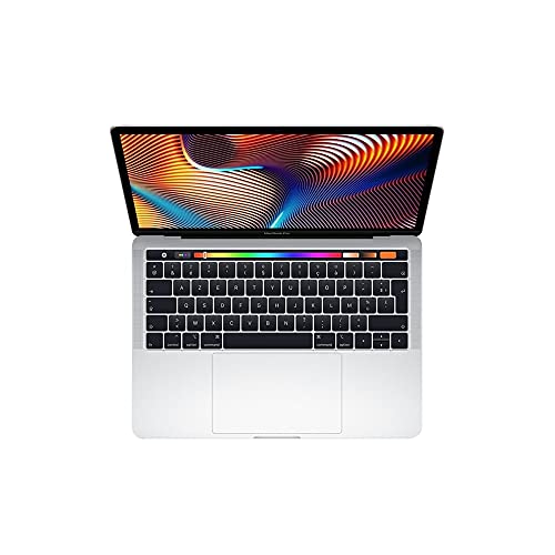 2019 Apple MacBook Pro Touchbar mit 1,4 GHz Intel Core i5 (13 Zoll, 8 GB RAM, 128 GB SSD) Silber - (Generalüberholt)