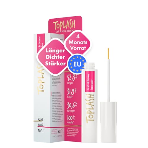Wimpernwachstumsserum - Wimpern und Augenbrauenwachstumsserum für längere dickere vollere Wimpern - Natürliches Wimpernserum für Wachstum, Dicke 3 ml