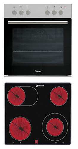 Bauknecht HEKO 366 Herd-Kochfeld-Kombination /Glaskeramik-Kochfeld (60 cm) / Umluftherd mit 5 Funktionen /Garraumvolumen 65 Liter /Vollglasinnentür, 2-fach verglast