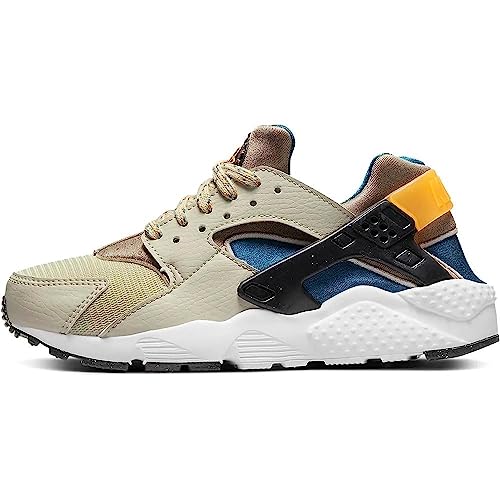 NIKE Huarache Run GS Trainers DV7139 Sneakers Schuhe (UK 5.5 us 6Y EU 38.5, Light Stone Kumquat Black 100)