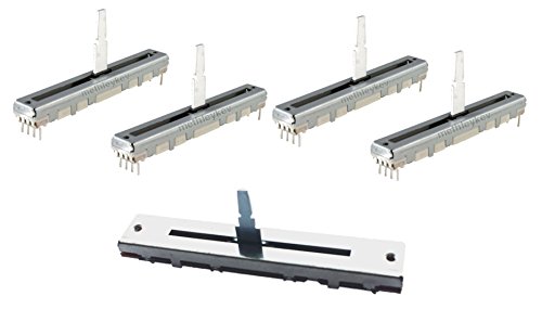 4 x Fader & 1 x Crossfader Kit passend für Pioneer DJM700 DJM800 DJM2000 DJM5000 DCV1020 DCV1006