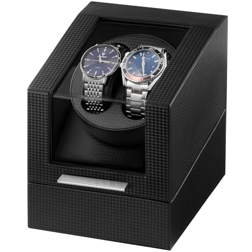 ProCase 1 Uhr Uhrenbeweger für Automatikuhren, Automatische Uhrenbeweger Box mit leisem Motor und flexiblem Kopfkissen, Watches Case für Herren und Damen