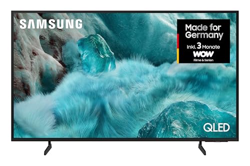 Samsung QLED Q7F2 4K 43 Zoll (108 cm) UHD Fernseher, Q4 AI Prozessor, Quantum Dot für Reale Farben, 4K Upscaling, Knox Security, Gaming Hub, Kostenlose Inhalte, Samsung Vision AI Smart TV (2025)