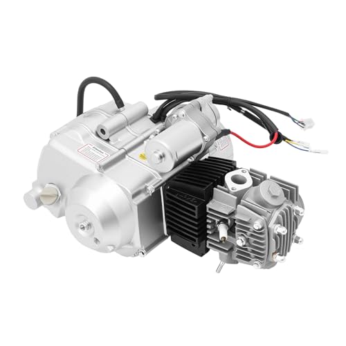 125ccm 4-Takt-Motor, halbautomatischer Einzylindermotor Luftgekühlter Elektrostarter mit Rückwärtsgang für ATV-Karts