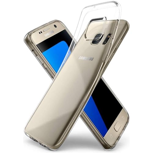 Oprimio Kristallklar Hülle für Samsung S7 [Silikon Hülle] [%100 Durchsichtig] [Deutsche Material] [Ultra Dünn] Klar Handyhülle für Samsung Galaxy S7