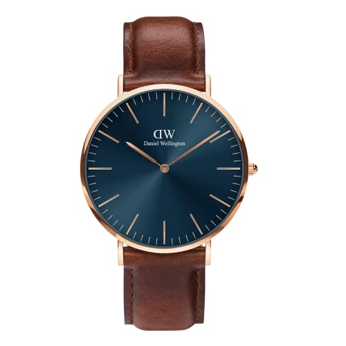 Daniel Wellington Classic Uhr 40mm Double Plated Stainless Steel (316L) Rose Gold