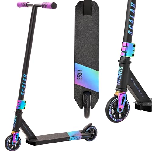 RAVEN Scooter Stunt Tricks Roller Kickscooter für Kinder Erwachsene |100mm PP+ PU Räder | ABEC-7 Kugellager (Evolution Scalar Color, 100mm)