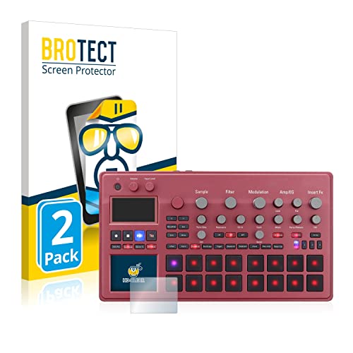 BROTECT (2 Stück Schutzfolie für KORG electribe Sampler Displayschutz Folie Made in Germany, Ultra-Klar
