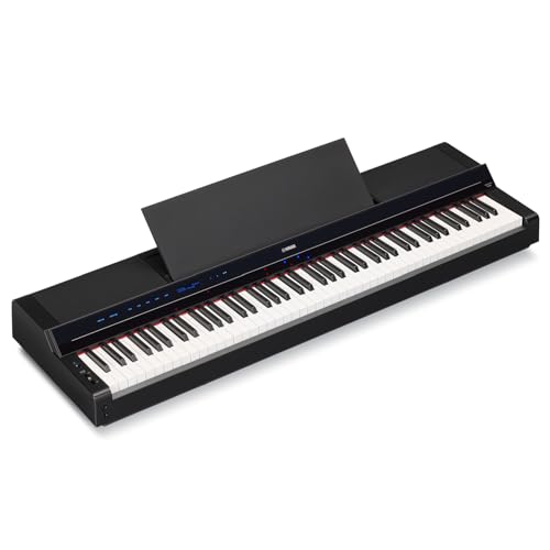 Yamaha P-S500 - Smart Digitalpiano Mit 88 Gewichteten Tasten, Stream Lights, Bluetooth, VRM, 660 Instrumentenklänge, Audio/MIDI-Aufnahme - Schwarz