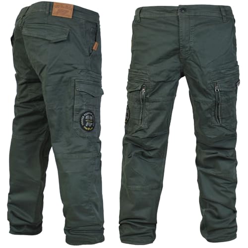 Yakuza Premium Herren Cargohose 3953 dunkelgrau