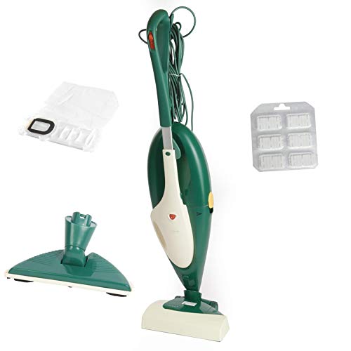 Vorwerk Kobold 135, EB 351 Bodenstaubsauger Neuer Motor Dreieckdüse für Laminatböden, HEPA Filter 6 Staubsaugerbeutel + 6 Duftstoffblöcke (Zertifikat) (Generalüberholt)