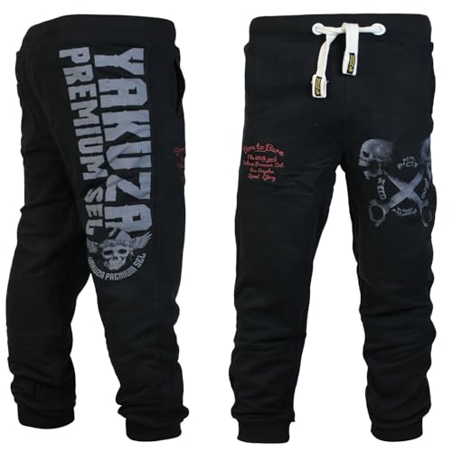 Yakuza Premium Herren Jogginghose 3829 schwarz Sweatpants XXL