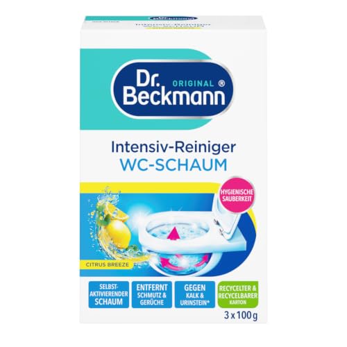 Dr. Beckmann Intensiv - Reiniger WC-Schaum Citrus | 3 x 100 g