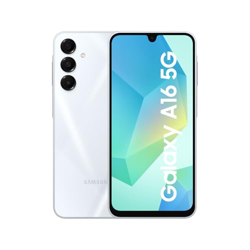 Samsung Galaxy A16 5G Smartphone ohne Vertrag, Handy mit Android, 50-MP-Hauptkamera, 16,91 cm / 6,7